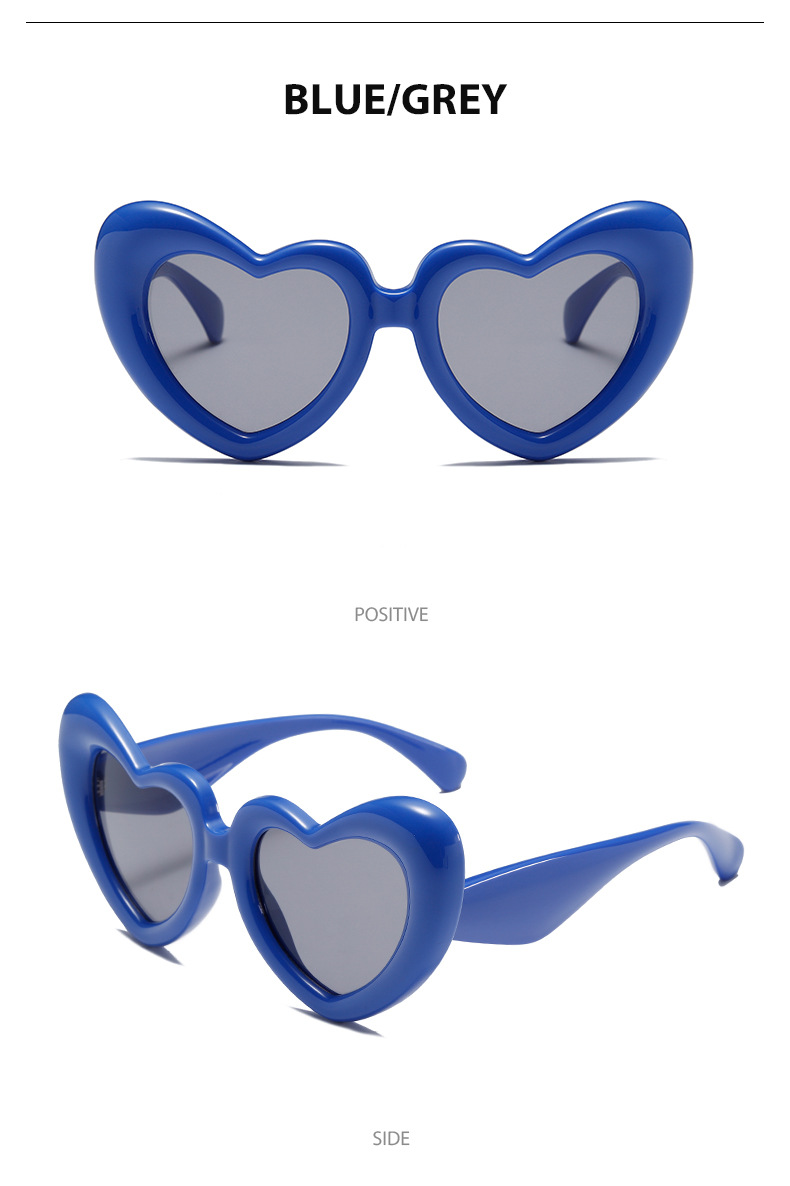 Title 9, Heart Shape Sunglasses Thick Frame Love Glasses...