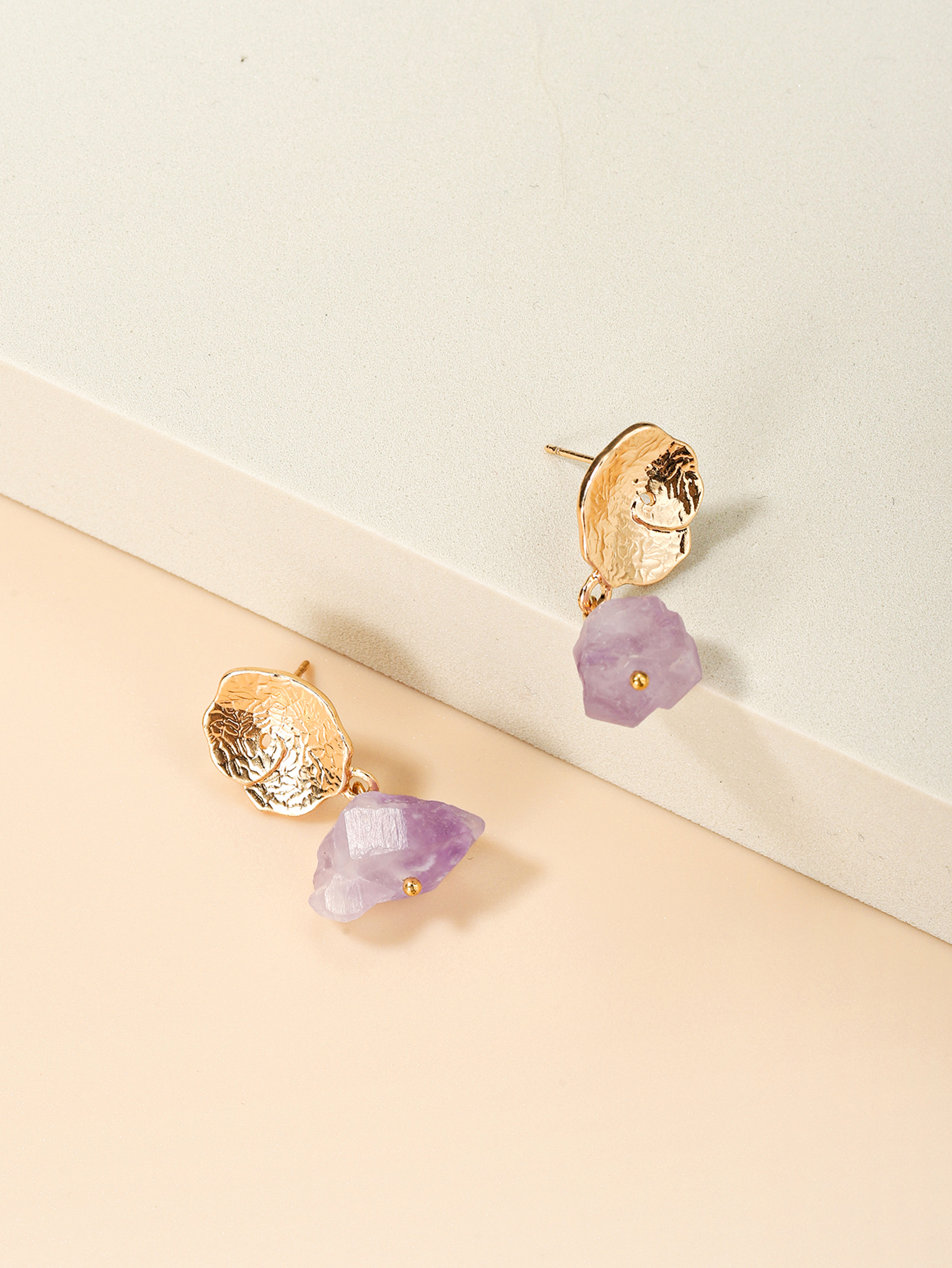 Personalized Solid Color Dual-use Short Earrings