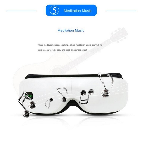 Heat Eye Massager with Music, Rechargeable. Health and wellness for your eyes. Spending hours working on the laptop or phone can cause fatigue for your eyes and mind. Fortunately, there are things you can do to alleviate headaches and provide relaxation. 