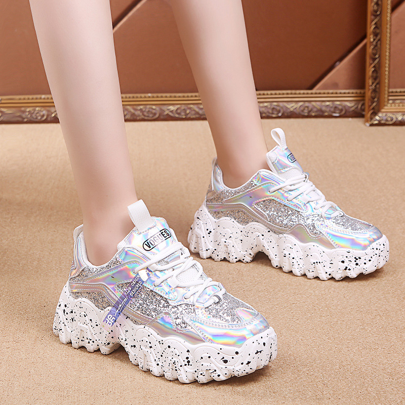 Title 6, Womens thick-soled sports and leisure shoes. E...