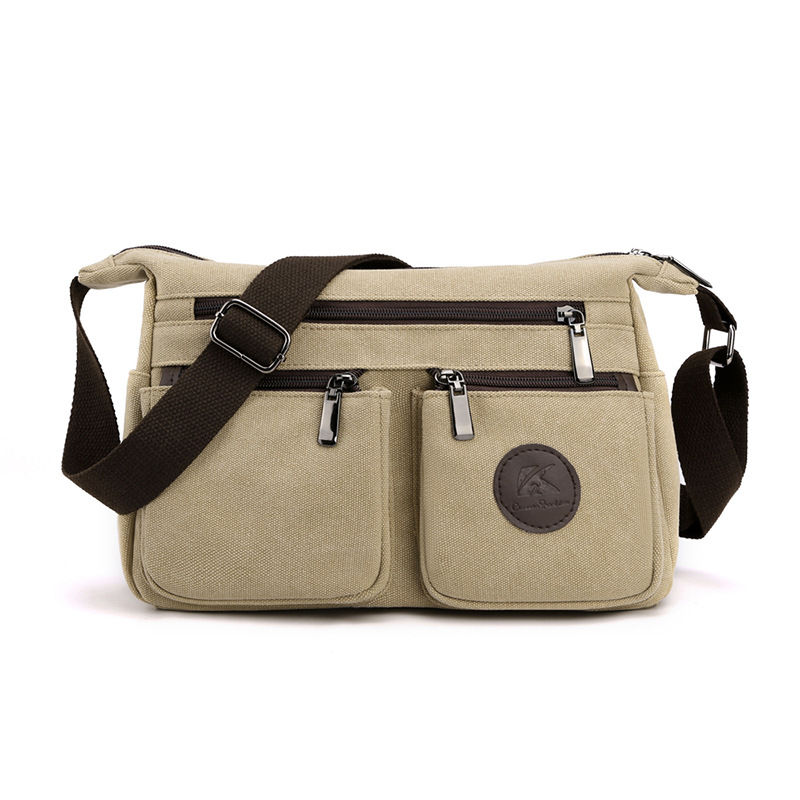 Title 2, Postman Retro Casual canvas schoudertas voor da...