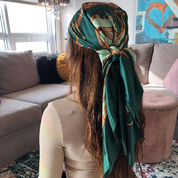 Women's Fashion Rayon Printed Big Headscarf