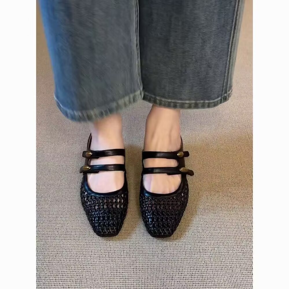 Closed Toe Woven Mule Sandals, picture 3 of 3