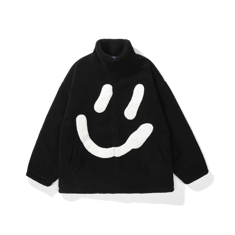 Men's Street Trend Loose Thickened Lamb Wool Padded Jacket