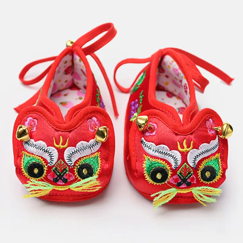 New Tiger Head Shoes Baby Cloth Shoes Men And Women Baby Soft Sole