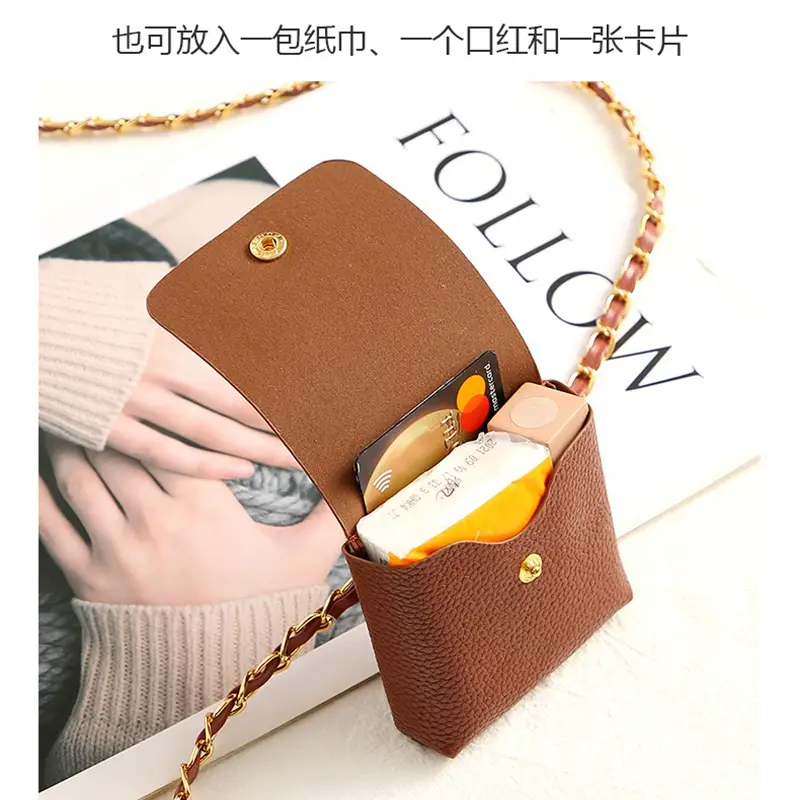 Folding Up And Down Screen Bag Slung Mobile Phone Case