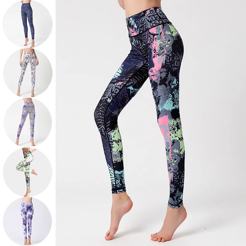 Fashion Tie Dye Leggings Women Fitness Yoga Pants Push