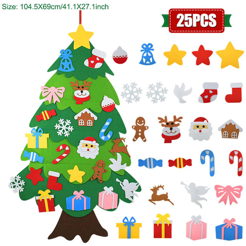 Children's Handmade Puzzle Pendant Christmas Tree – Style 1, 1PC