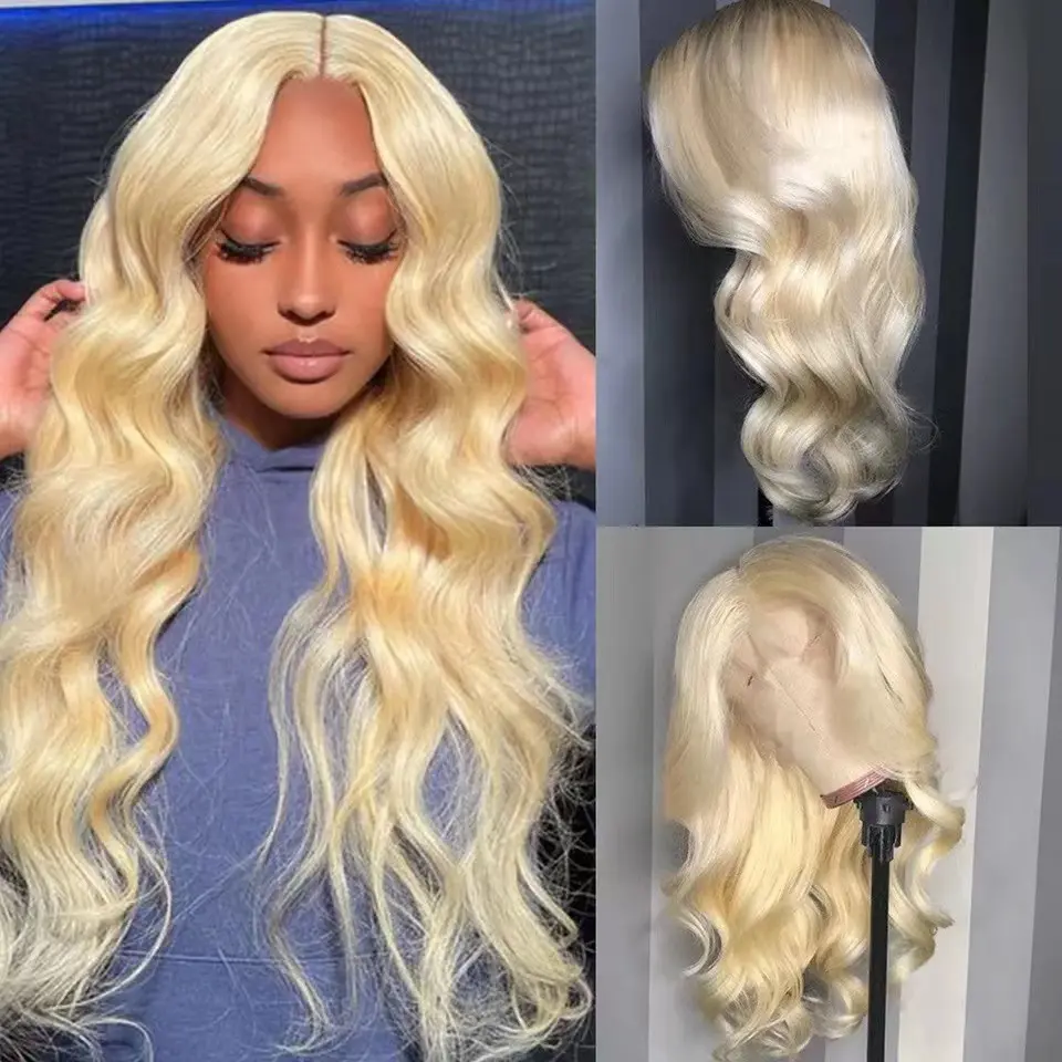 Long Curly Hair Light Blonde Big Waves