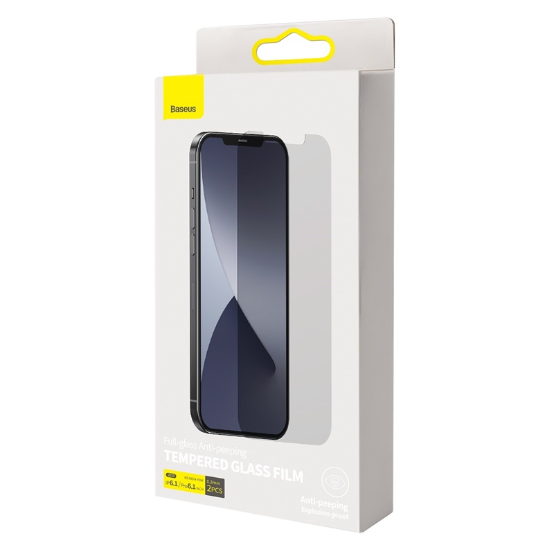 0.3mm Full Glass Privacy Tempered Film For IP 5.4 Inch Two Pieces — foto 5