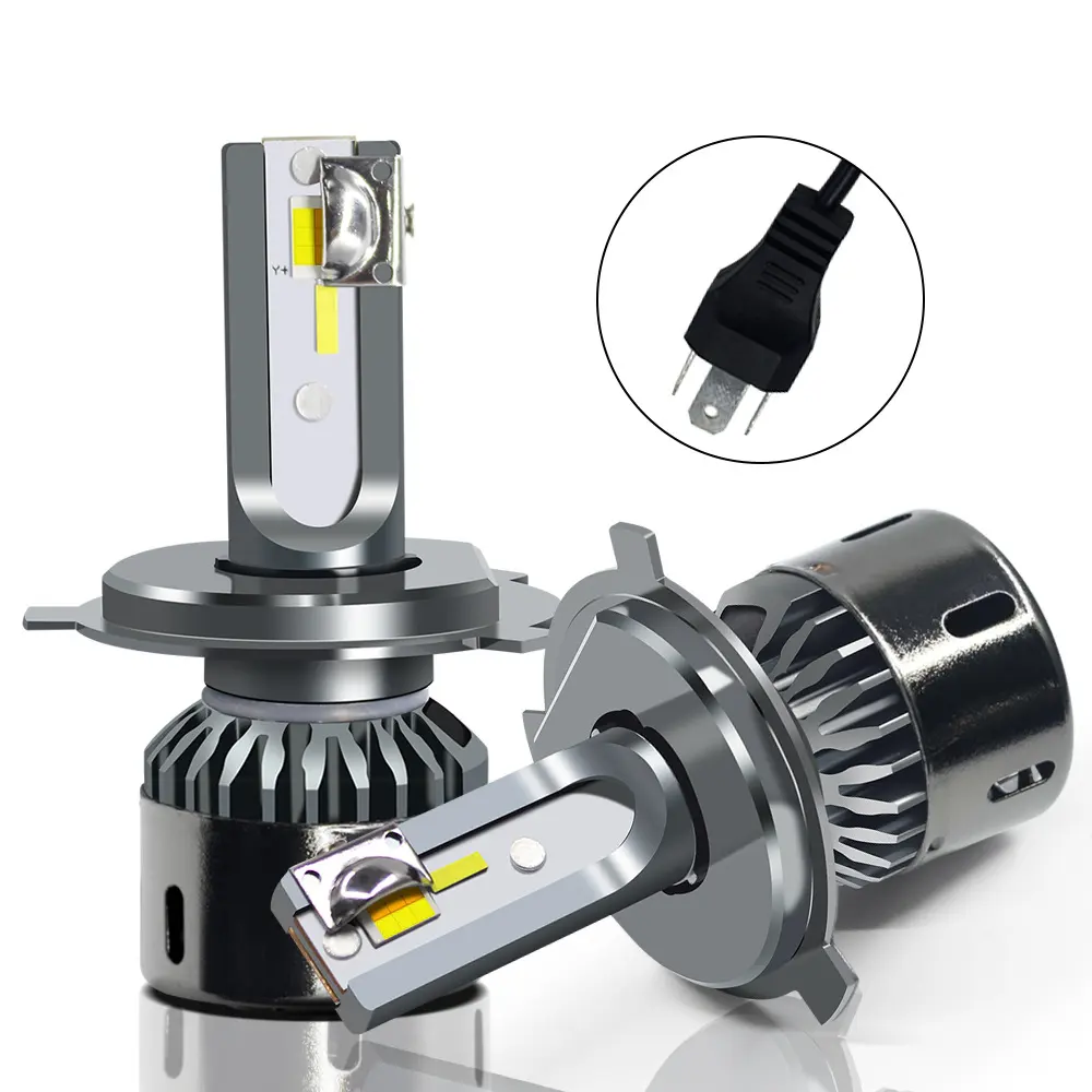 Three-color Car Led Headlights Ultra-bright Far and Near Light