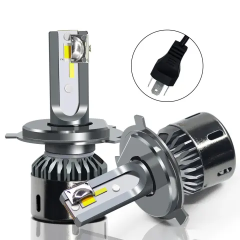 Three-color Car Led Headlights Ultra-bright Far and Near Light