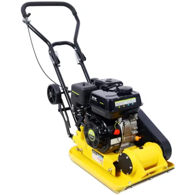 7.0HP 5500PPM MAX Gas Vibration Compactor With A Pressure Capacity Of 20 X 14 Inches, Equipped With Built-in Wheels, In Compliance With EPA Standards