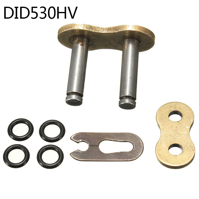 Rear Chain Link, Split Connecting Joining, 530 TVH Heavy Duty 'O' Ring GOLD UK