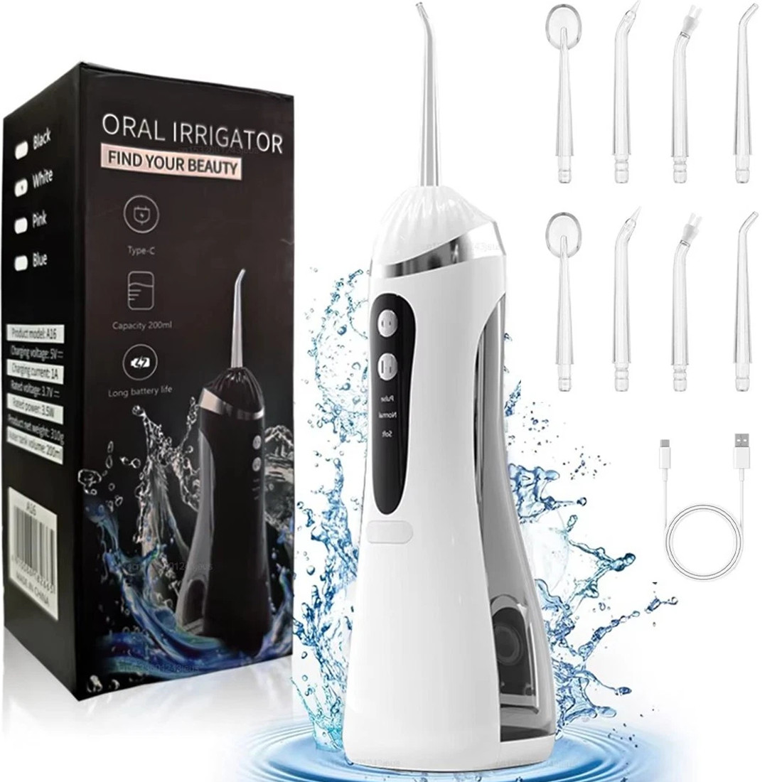 Ultrasonic Tooth Cleaner Electric Dental Scaler Tartar Plaque Calculus Remover