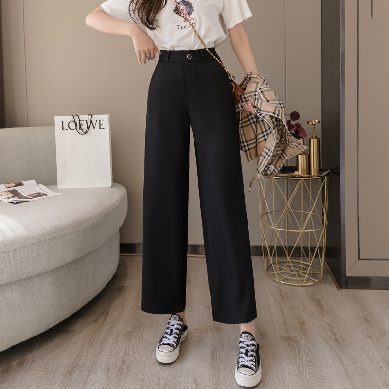 Title 1, Chiffon Wide-leg Suit Trousers Female Drape In ...