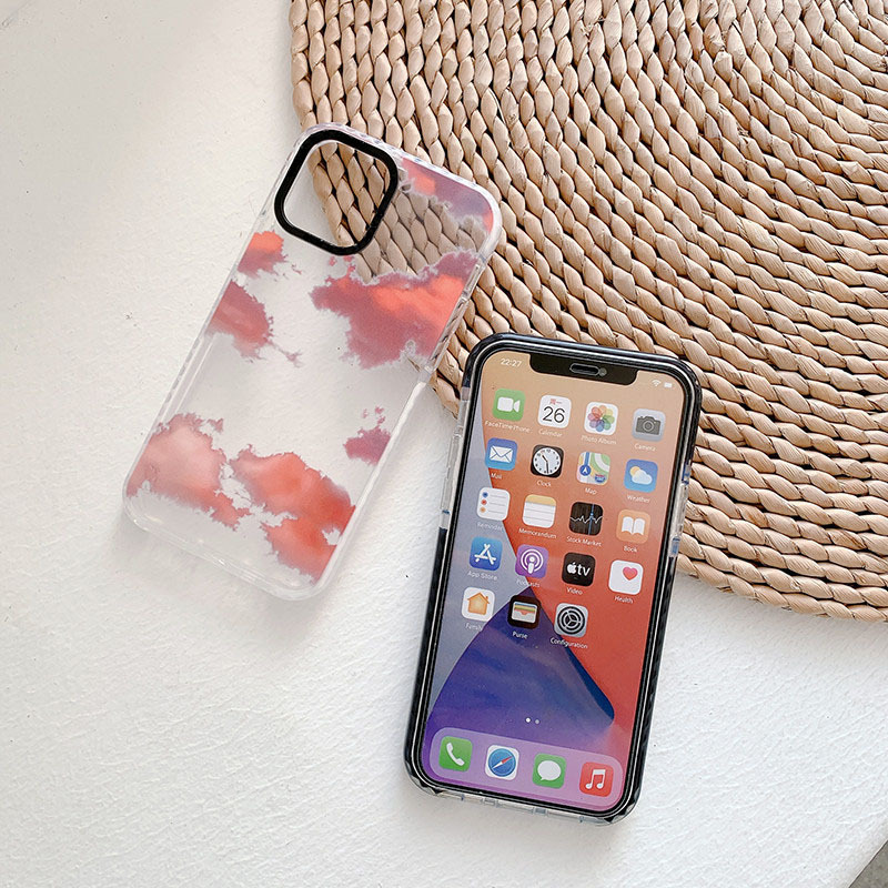 Ins Wind Fire Clouds Anti-drop Phone Case