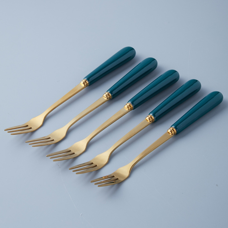 Title 9, Household Fruit Fork And Spoon Ceramic Storage ...