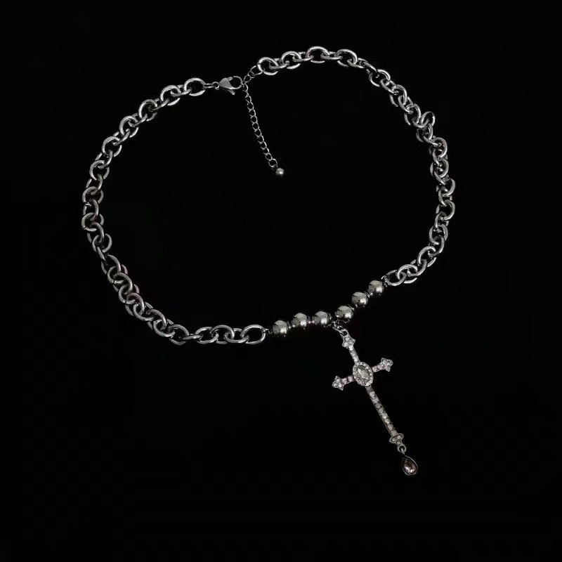 European And American Pure Desire Wind Cross Clavicle Chain