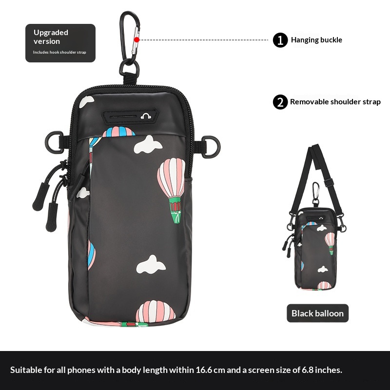 Bandă de mână pentru telefon, geantă unisex cu curea transversală pentru telefon, sport și fitness