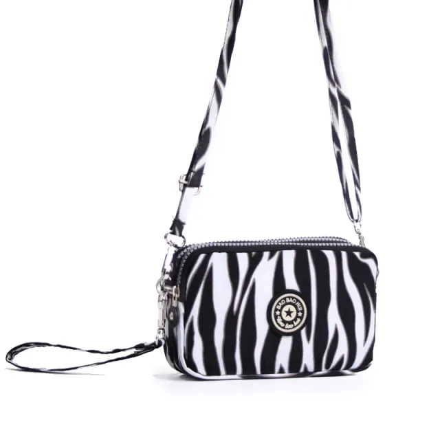 Cute All match Mobile Phone Bag Female Messenger Korean Style Trendy Mini One shoulder Coin Purse Leopard - Shop at LoveMi