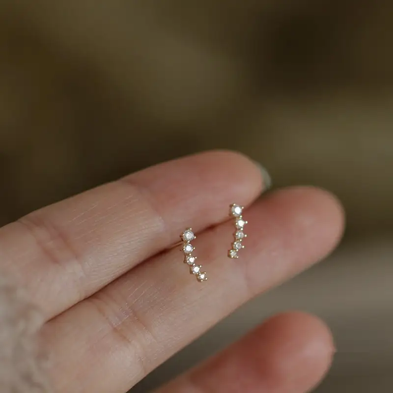 Fashion Personality Mini Simple Earrings Female