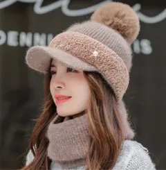 Fashion Korean Version Of The Tide Outdoor Windproof Cold Woolen Hat - Khaki - View 1