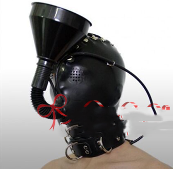 Title 1, Latex Funnel Hood Removable Funnel Forced Suffo...