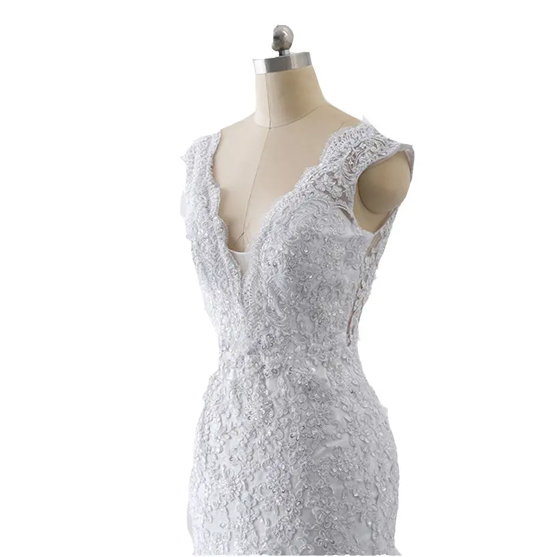 Mermaid Light Wedding Dress Sexy Trailing Luxury