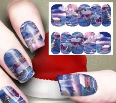 New Christmas Nail Art Watermark Ornament Sticker - 2 Style - View 1