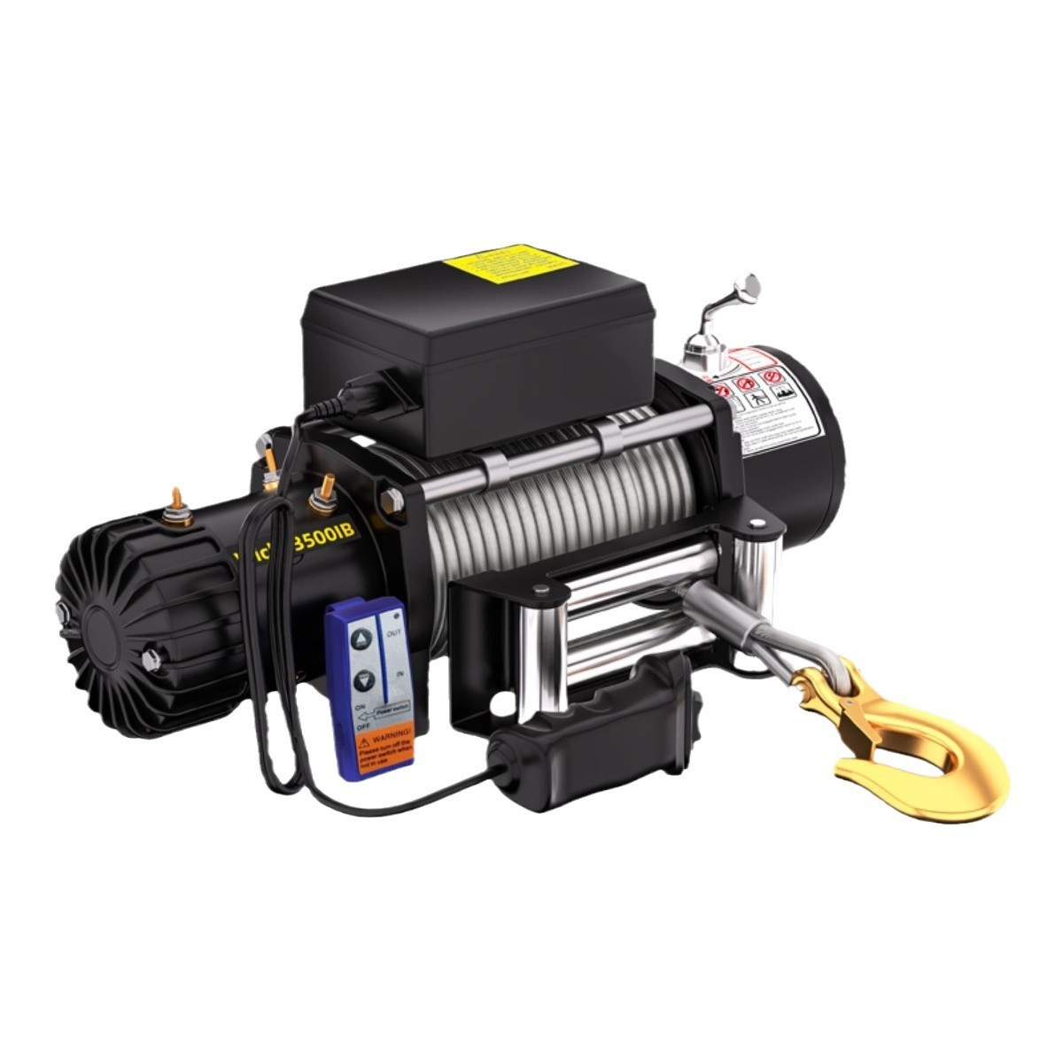 12V 3000lbs Electric Winch Steel Cable Truck Trailer Towing