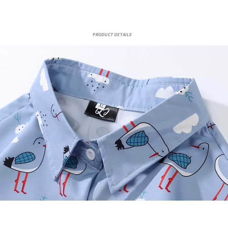 Title 5, Dames Losse Street Cartoon Print Casual Shirt. ...