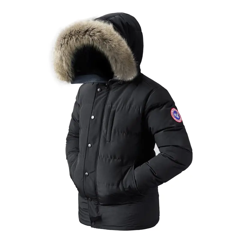 Warm And Comfortable Loose Velvet Thickened Cotton-padded Coat For Men