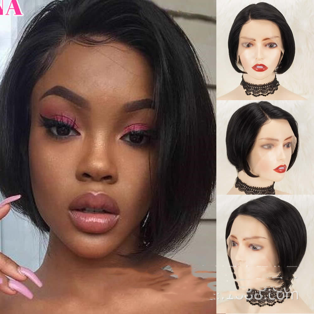 Wig Pixie Real Hair Front Lace — foto 4