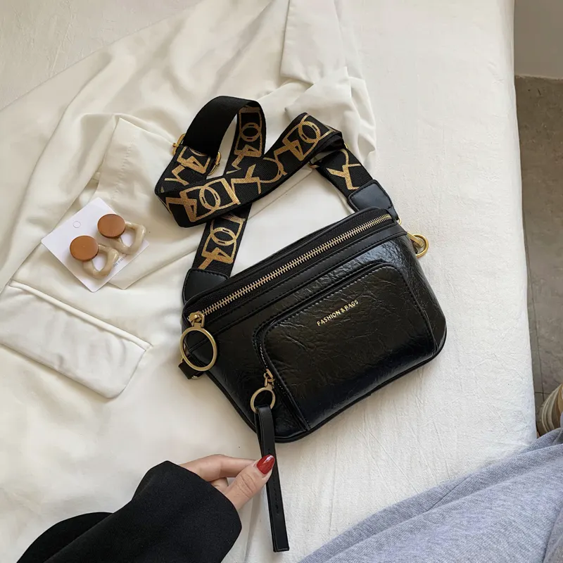 Trendy Net Red Fashion Chest Bag Student