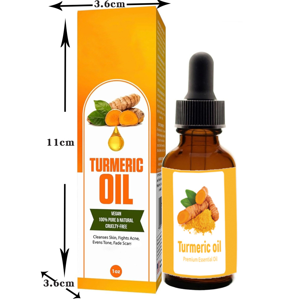 Turmeric Oil 30ml - For The Face Turmeric Serum For Dark Spots Corrector Serum For Face & Body, Anti Aging Facial Serum For Women Men, Reduces Hyperpigmentat - Image 5