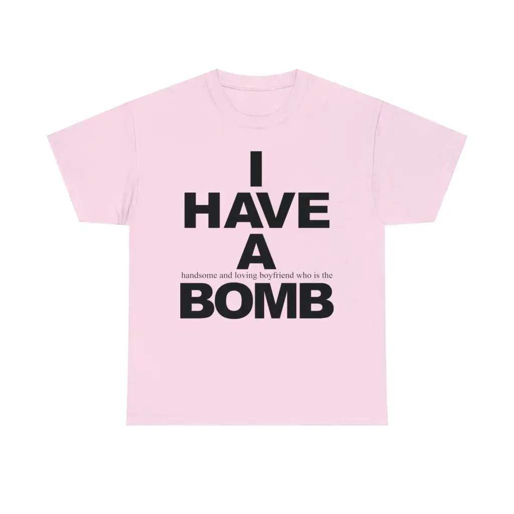 Women's Cotton Round Neck Short Sleeve Printing - Pink