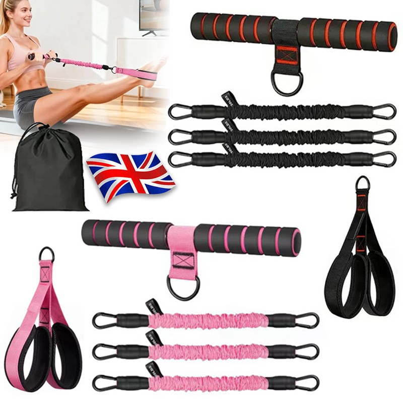 Upgraded Pedal Resistance Bands With Handle Gym Exercise Woman — image 8