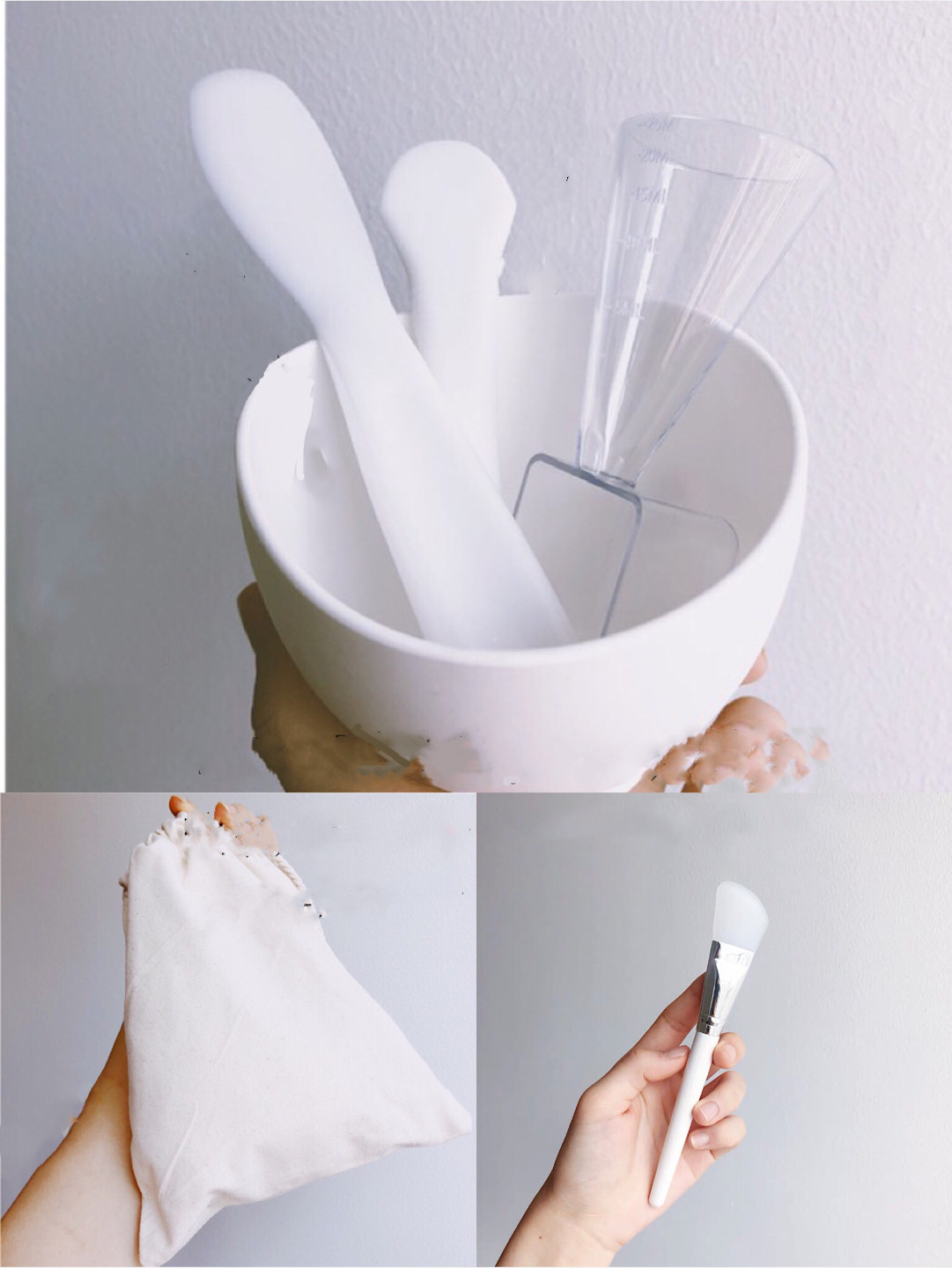 Dedicated Smearing Type For Facial Mask Brush And Silicone Mud Mask Value 6Piece Setvalue 6Piece - Shop at LoveMi