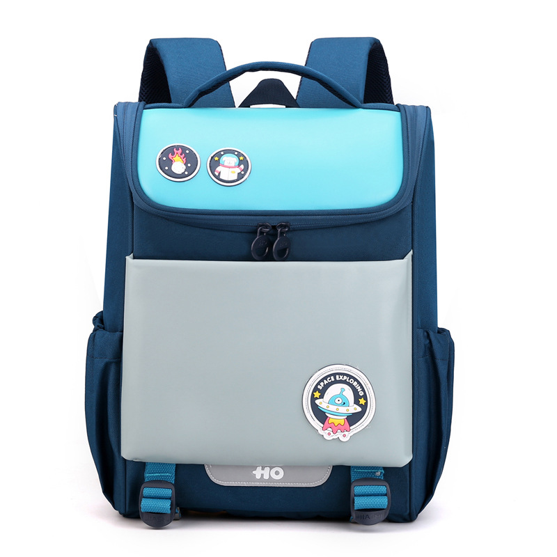 Primary School Students Shoulder Pad Children's Backpack Light Solid Color Primary School Bag — foto 4