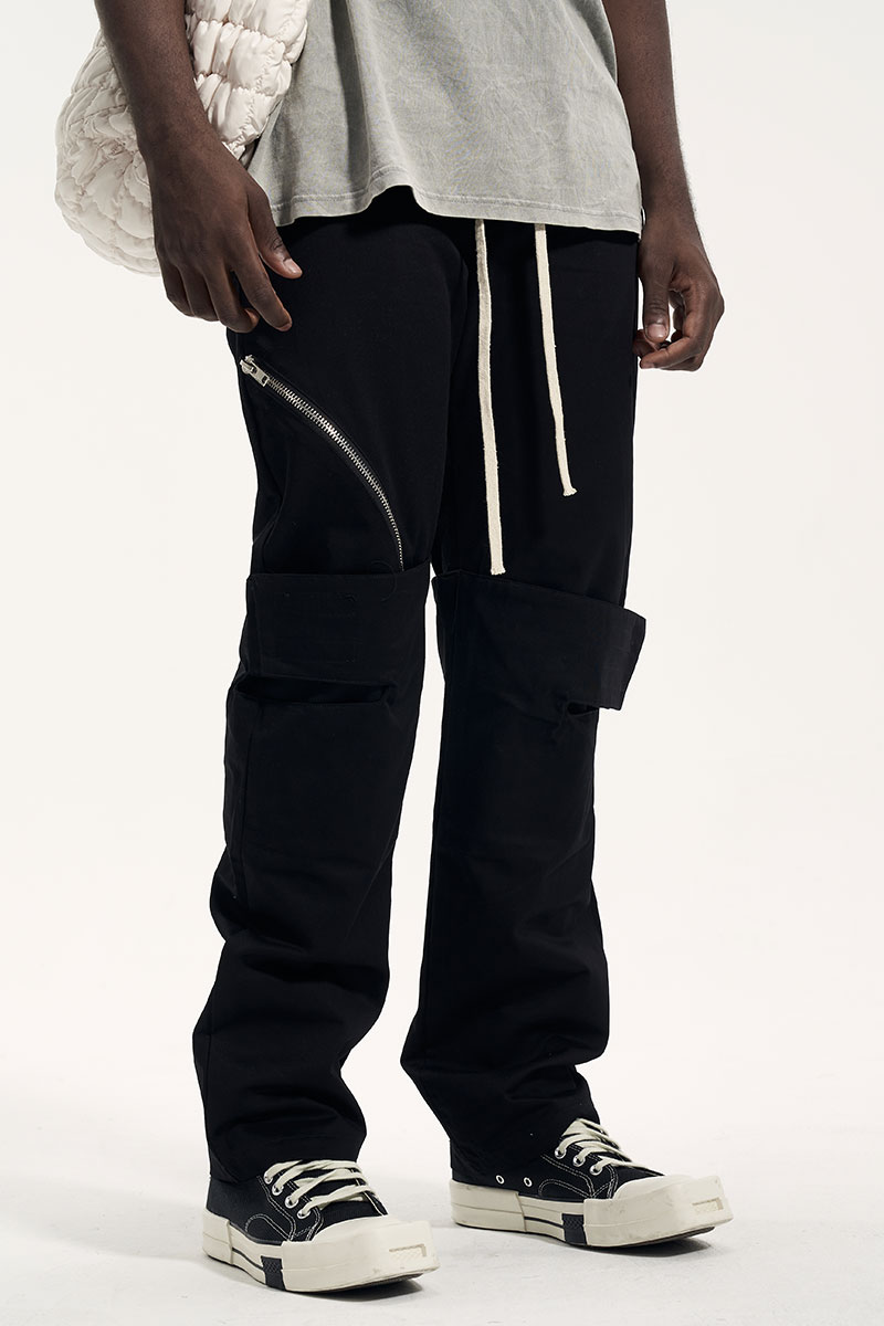 Drawstring Men's Trendy Casual Trousers Autumn