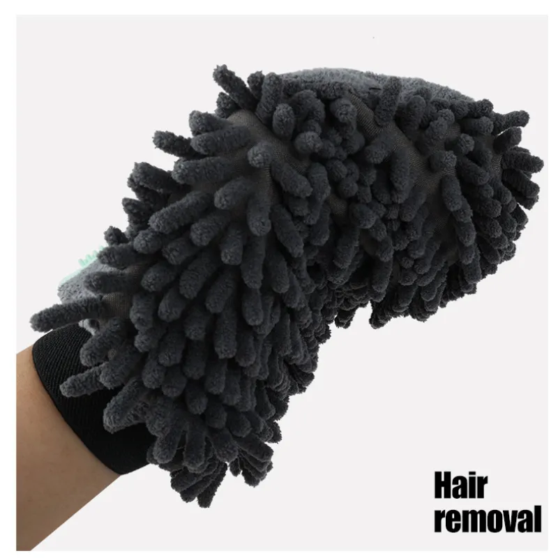 Pet Bathing Brush 2-in-1 Grooming Glove Elegant Dog Grooming Tool For Brushing, Massaging, And Drying Pet Grooming Kit For Dog Cat 2-Sided Bathing Brush Cleaning Massage Glove – image 5