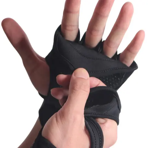 Halffinger Hand Lifting Workout Grip Training Sports Anti Slip