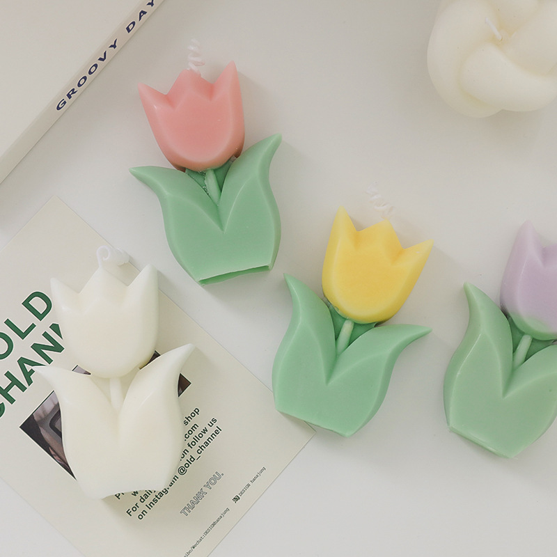 Diy Handmade Gift Tulip Candle