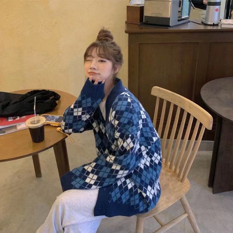 New Autumn And Winter Outer Wear Loose Lazy Sweater Coat