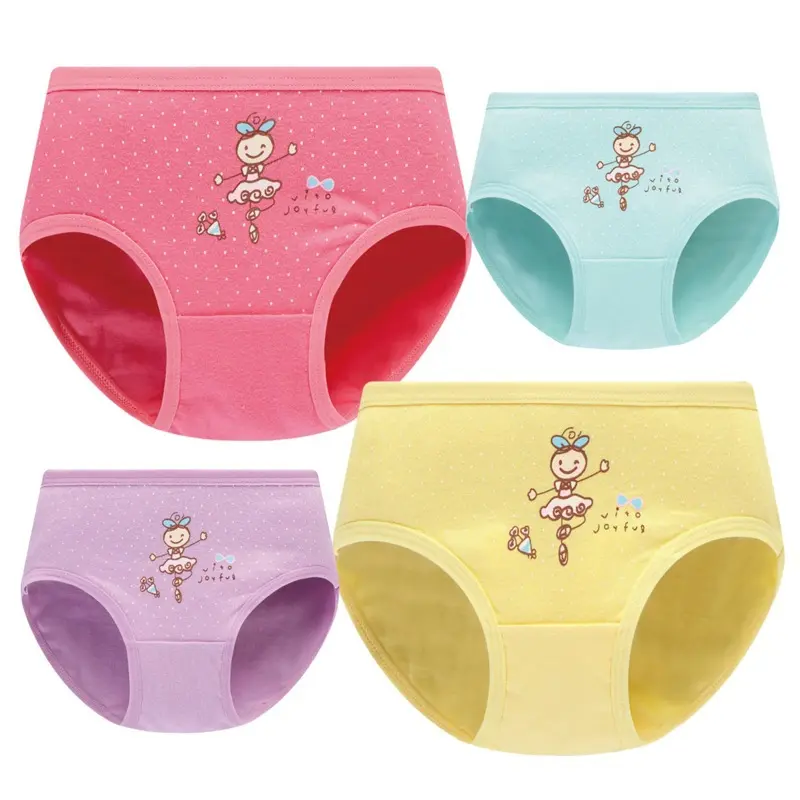 Girls' Underwear Cotton Children's Baby Briefs Student