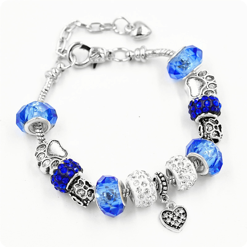 Crystal Beaded Bracelet Diy Glass