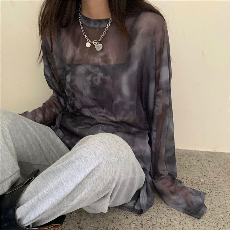 Women's Loose Long Sleeve Bottoming Shirt Top