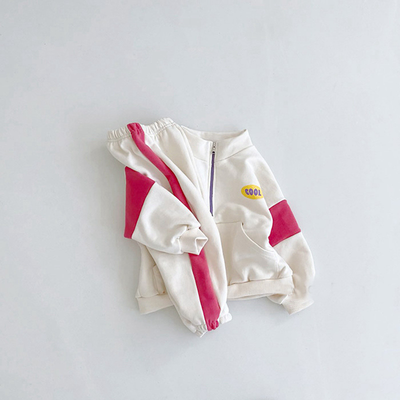 Children Toddler Baby Track Sweatpants Two-piece Set — view 3