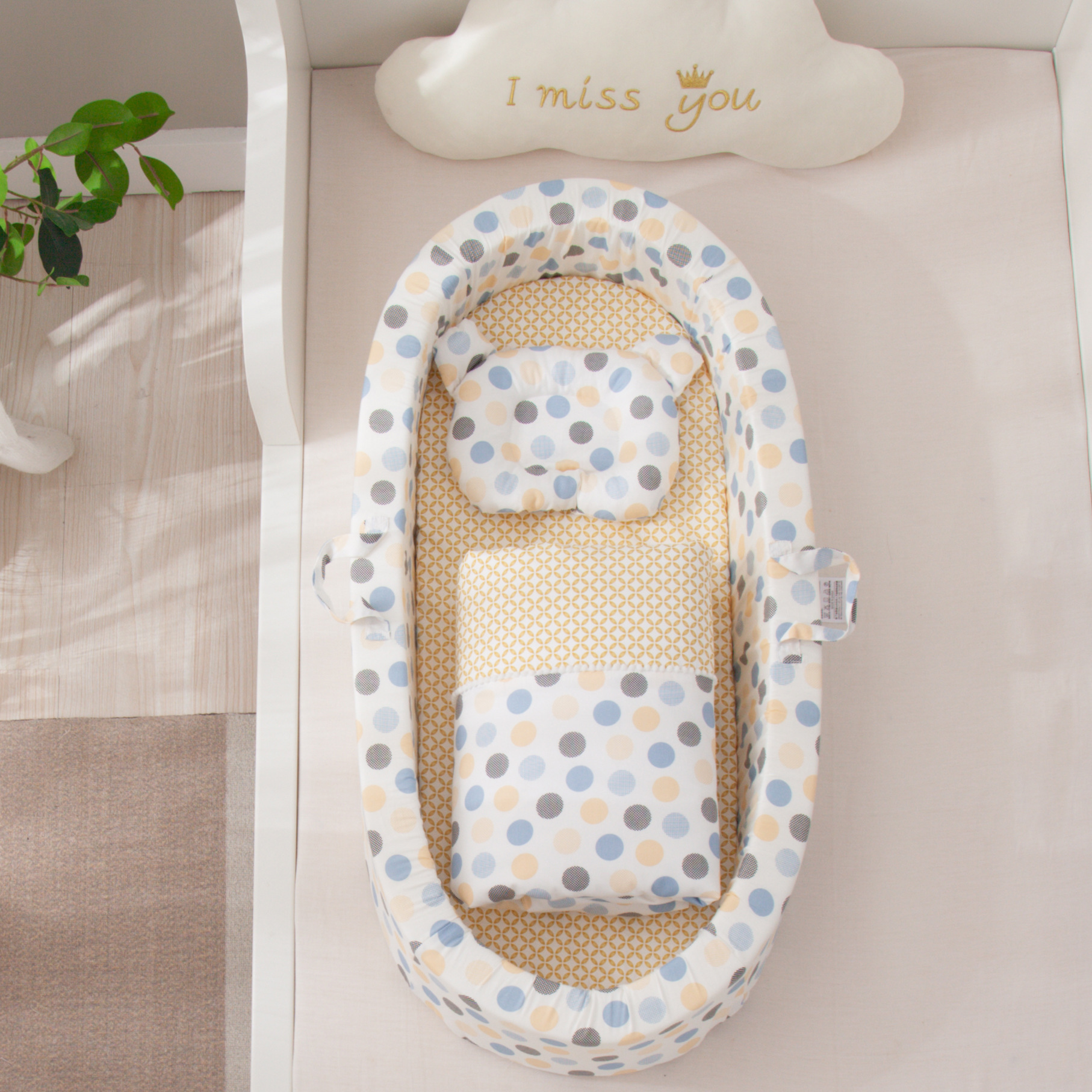 Septal Pad Crib Middle Bed Removable Circumference Anti-pressure High Edge - 14